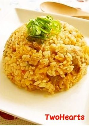 我が家no豚マヨキムチ炒飯-レシピのメイン写真