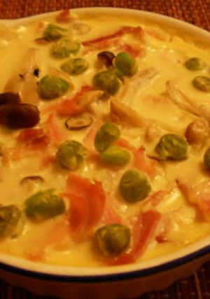 ☆ハムとポテトの卵ふんわりグラタン☆-レシピのメイン写真