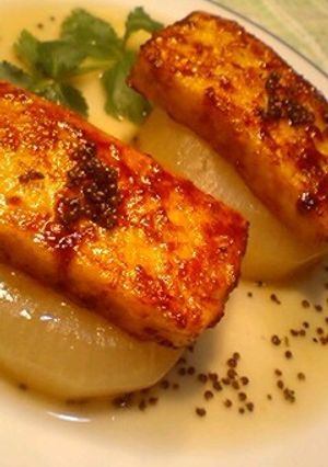 豆腐 DE フォアグラ大根♪-レシピのメイン写真