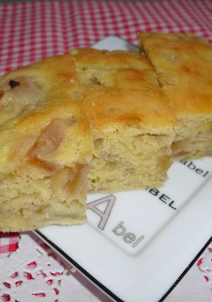 甘煮りんごとバナナのケーキ-レシピのメイン写真