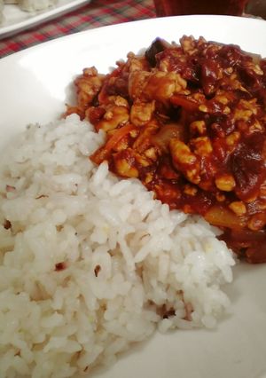 簡単 肉なし豆腐そぼろのドライカレー-レシピのメイン写真