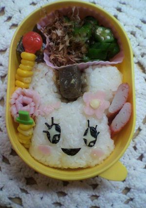 キャラ弁☆ たまごっち ラブリっち弁当-レシピのメイン写真