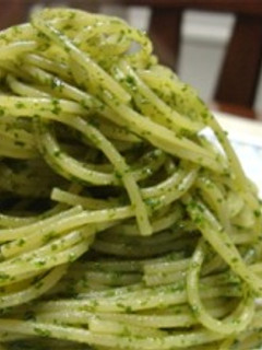 お店の味!大葉ペーストのペペロンチーノ-レシピのメイン写真