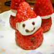 クリスマス☆いちごのマシュマロサンタさん