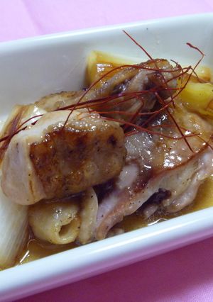 焼きねぎと鶏肉のコク旨★酢漬け-レシピのメイン写真