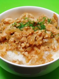 さっぱりミニそぼろ丼-レシピのメイン写真