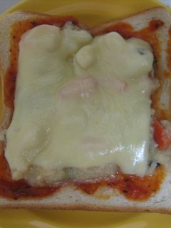 ★残り物のおから煮でピザトースト-レシピのメイン写真