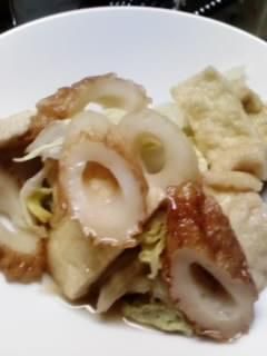 白菜ちくわ油揚げの煮物-レシピのメイン写真