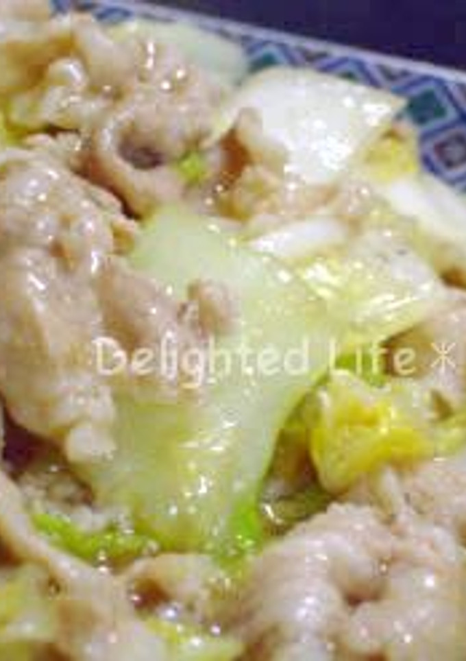 白菜と豚肉のオイスターソース炒め-レシピのメイン写真