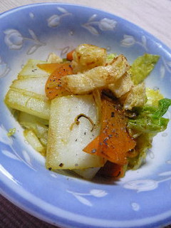 白菜と人参のカレー炒め-レシピのメイン写真