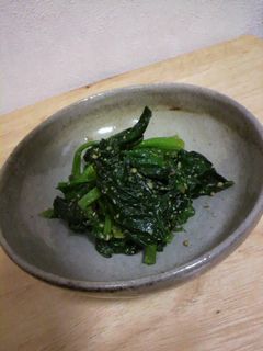 ほうれん草のゴマ和え-レシピのメイン写真