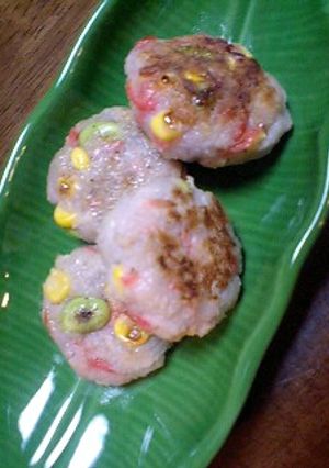 カラフル☆れんこん餅-レシピのメイン写真