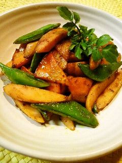 ✿簡単♬魚肉ソーセージのカレー炒め✿-レシピのメイン写真