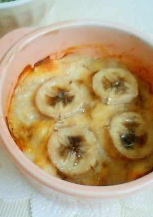 離乳食中期〜☆バナナパンプディング-レシピのメイン写真