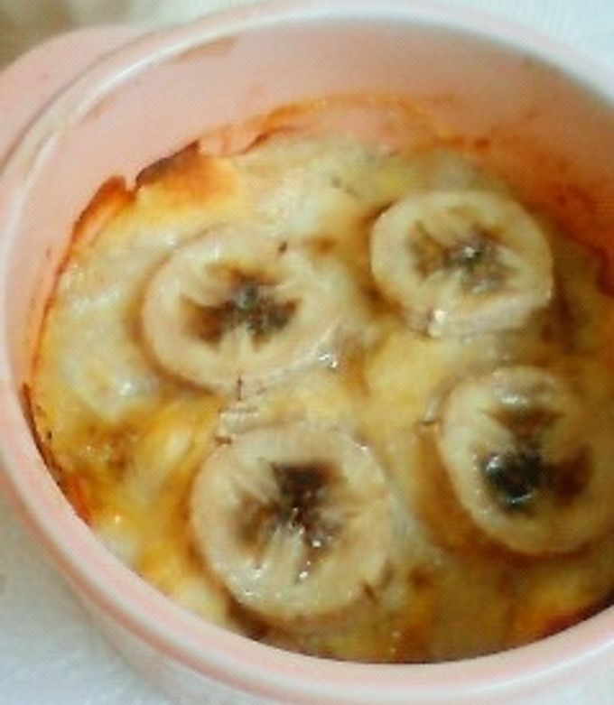 離乳食中期〜☆バナナパンプディング-レシピのメイン写真