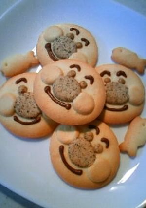簡単お手軽☆さくさくアンパンマンクッキー-レシピのメイン写真