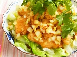 鶏むね肉で作る♪油淋鶏 ユーリンチー-レシピのメイン写真