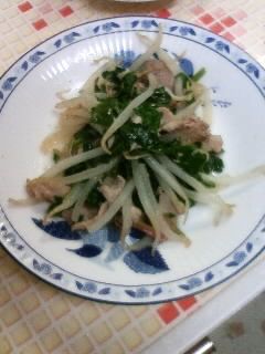 もやしとほうれん草の蒸し豚-レシピのメイン写真
