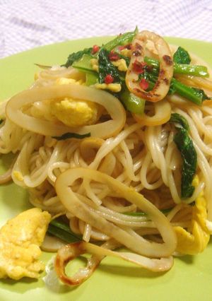 いか燻製さんのタイ風焼うどん-レシピのメイン写真