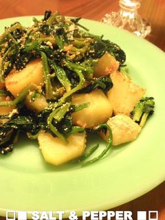 **ほうれん草★じゃがいもタラコ炒め**-レシピのメイン写真