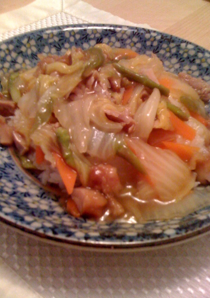 残り物のから揚げで中華丼-レシピのメイン写真