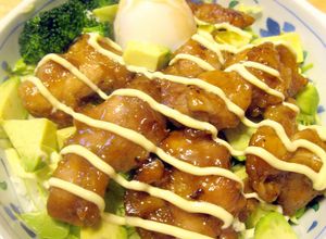 アボカドと鶏照り焼き✿マヨネーズ丼-レシピのメイン写真