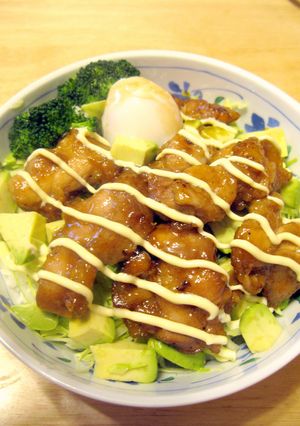 アボカドと鶏照り焼き✿マヨネーズ丼-レシピのメイン写真