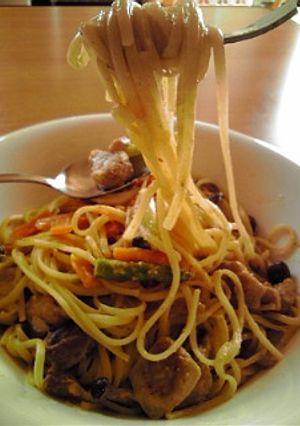 鶏肉とアスパラのカレークリームパスタ-レシピのメイン写真