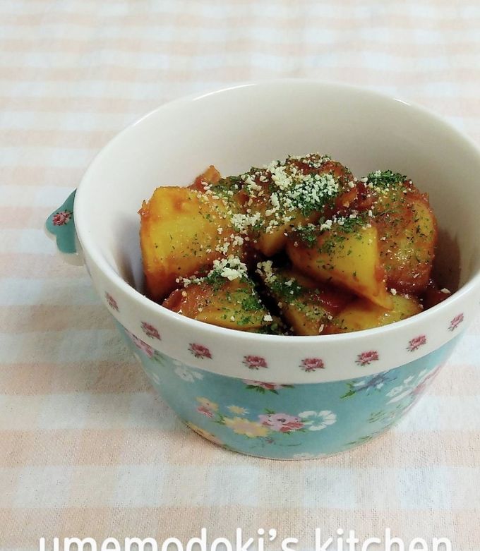 お弁当に「ポテトのケチャップ・ソース味」 by umemodoki