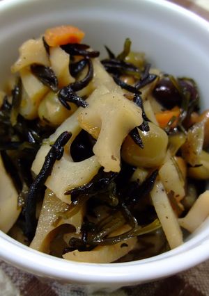 シャキシャキ蓮根入り♪ひじき煮-レシピのメイン写真
