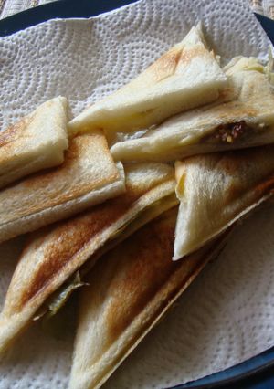 しっとりそぼろ　ホットサンド-レシピのメイン写真