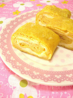白菜とチーズの卵焼き♡-レシピのメイン写真