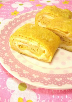 白菜とチーズの卵焼き♡-レシピのメイン写真