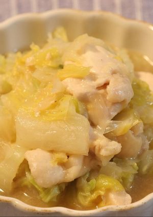 白菜と鶏ムネ肉のとろとろ蒸し煮-レシピのメイン写真