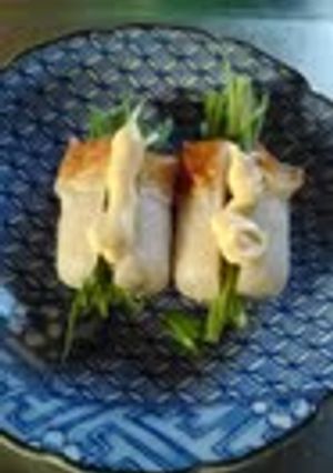 お弁当に☆水菜のちくわ巻き-レシピのメイン写真