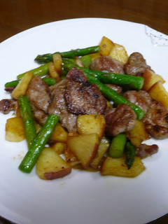 豚ひれ肉とりんごの炒め物-レシピのメイン写真