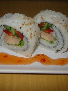 チキンロール寿司-レシピのメイン写真