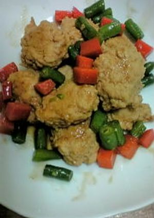 鶏つくねの甘辛煮-レシピのメイン写真