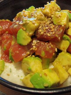 とろろ&まぐろアボカド丼-レシピのメイン写真