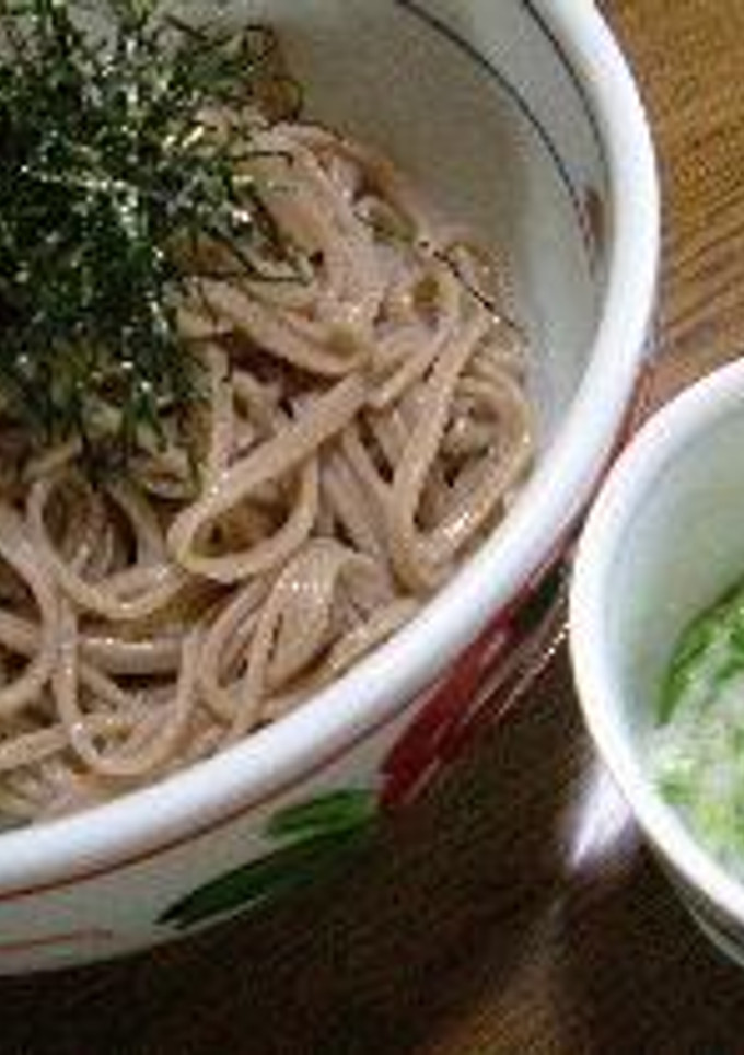 ■オクラと山芋のとろろ蕎麦■-レシピのメイン写真