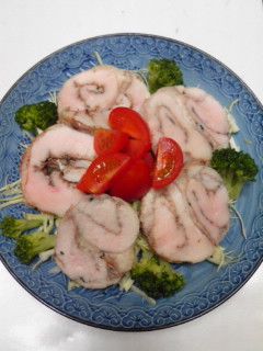 簡単鶏ハム(バジル風味)-レシピのメイン写真