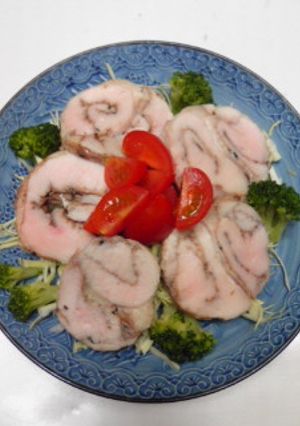 簡単鶏ハム(バジル風味)-レシピのメイン写真