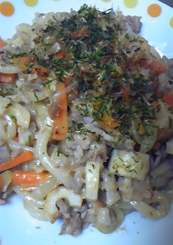 オイマヨ☆焼きうどん-レシピのメイン写真