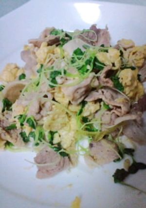 貝割れ大根の簡単炒め☆-レシピのメイン写真