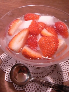 ふわふわ杏仁豆腐-レシピのメイン写真