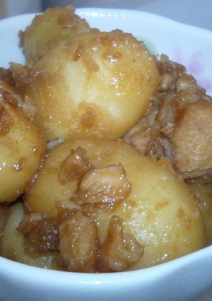 鶏胸肉とじゃがいものコロコロ甘煮-レシピのメイン写真