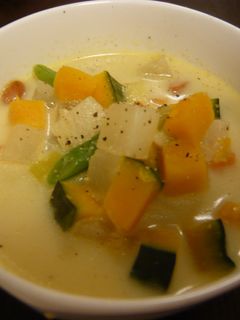 コロコロお野菜のミルクスープ煮-レシピのメイン写真
