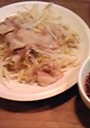 レンジでちん!ヘルシーもやし豚-レシピのメイン写真