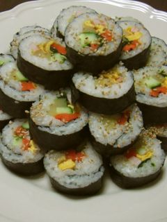 韓国の海苔巻き★キンパ-レシピのメイン写真