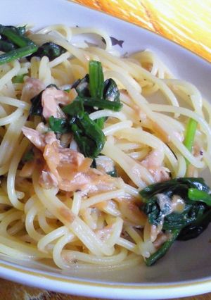 簡単ランチ　ツナとなめたけのパスタ-レシピのメイン写真